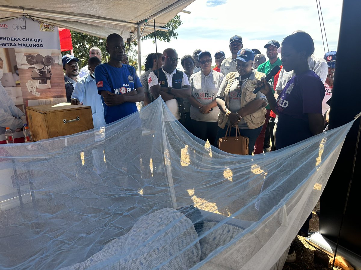 #WorldMalariaDay commemoration in Nthondo, Ntchisi. Malaria remains a huge public health problem in #Malawi. Early start to antenatal visits is critical for pregnant women. The malaria vaccine is also vital and significant in reducing child malaria cases in 🇲🇼.