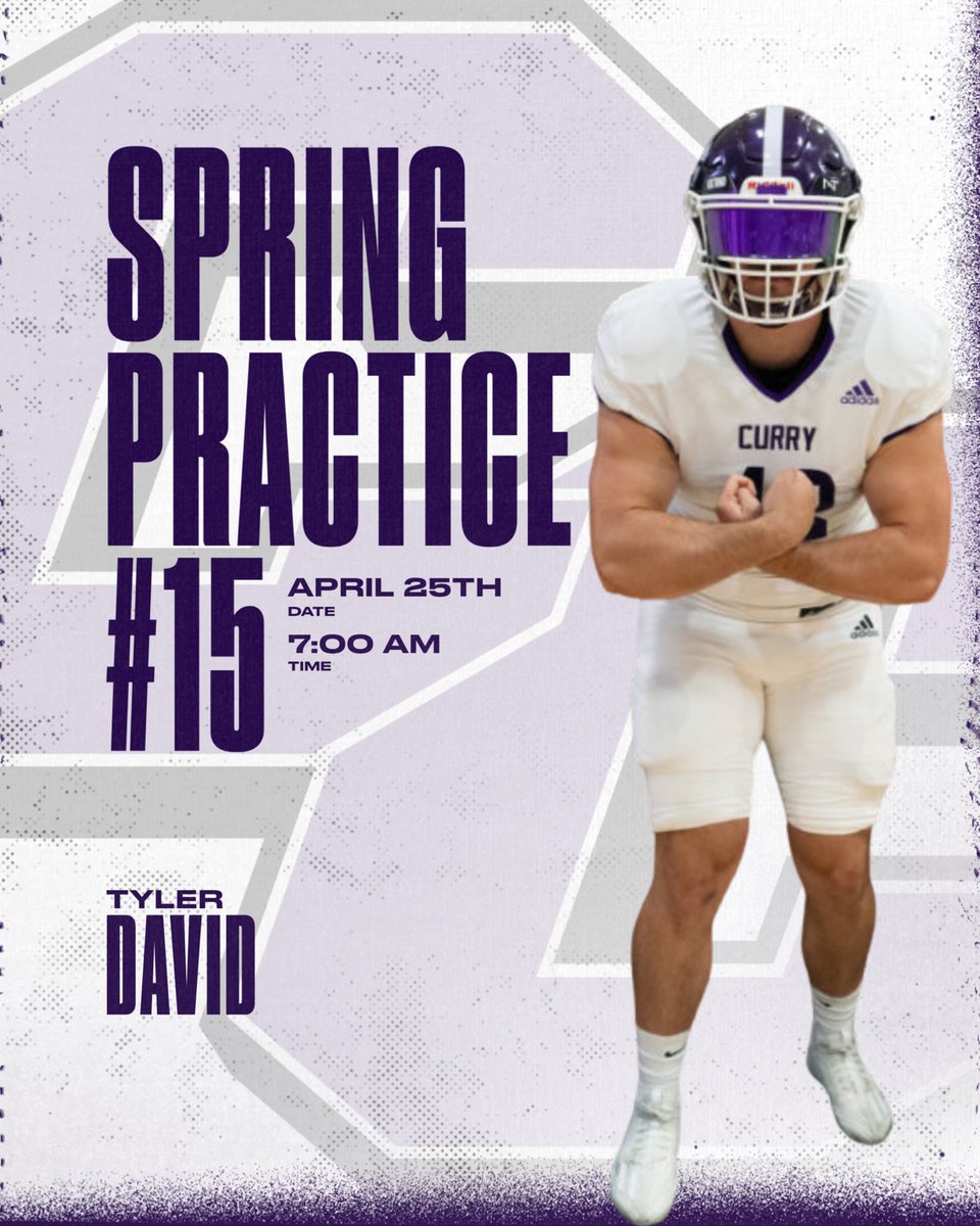 Spring Practice 1️⃣5️⃣ this morning‼️

#PurpleREIGN ☔️
#d3fb