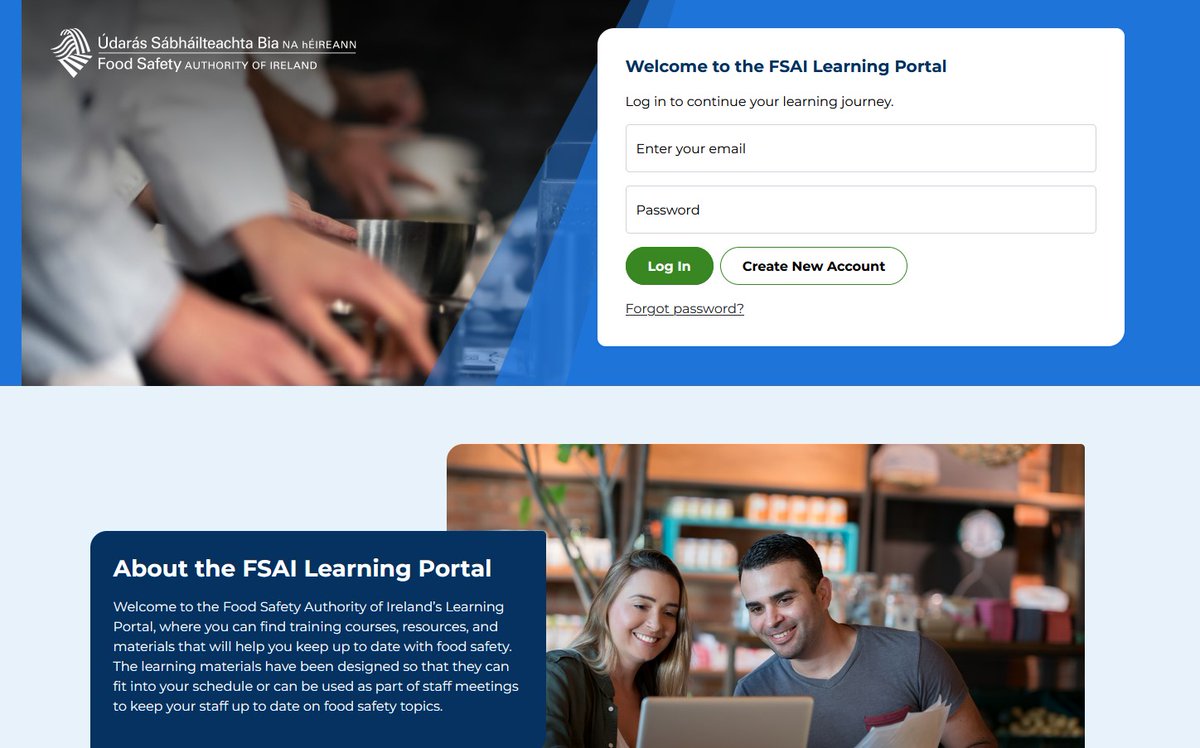 Today we launched a new, free to use, learning portal for more than 51,000 food businesses. The materials can be easily incorporated into food safety courses, staff meetings or self-learning, allowing learners to study at their own pace and convenience ow.ly/PoQW50RnT6r