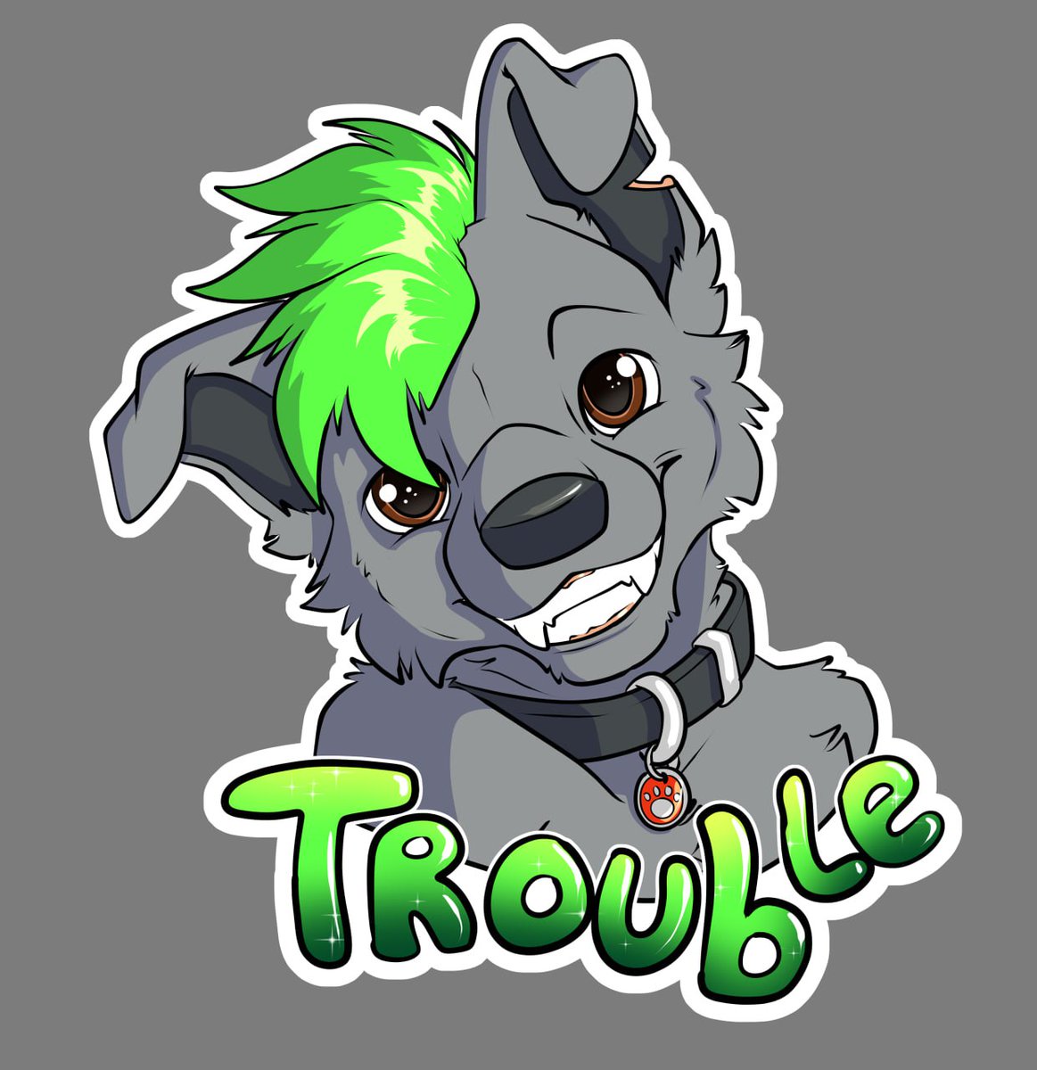 Badge comm for Trouble 💚