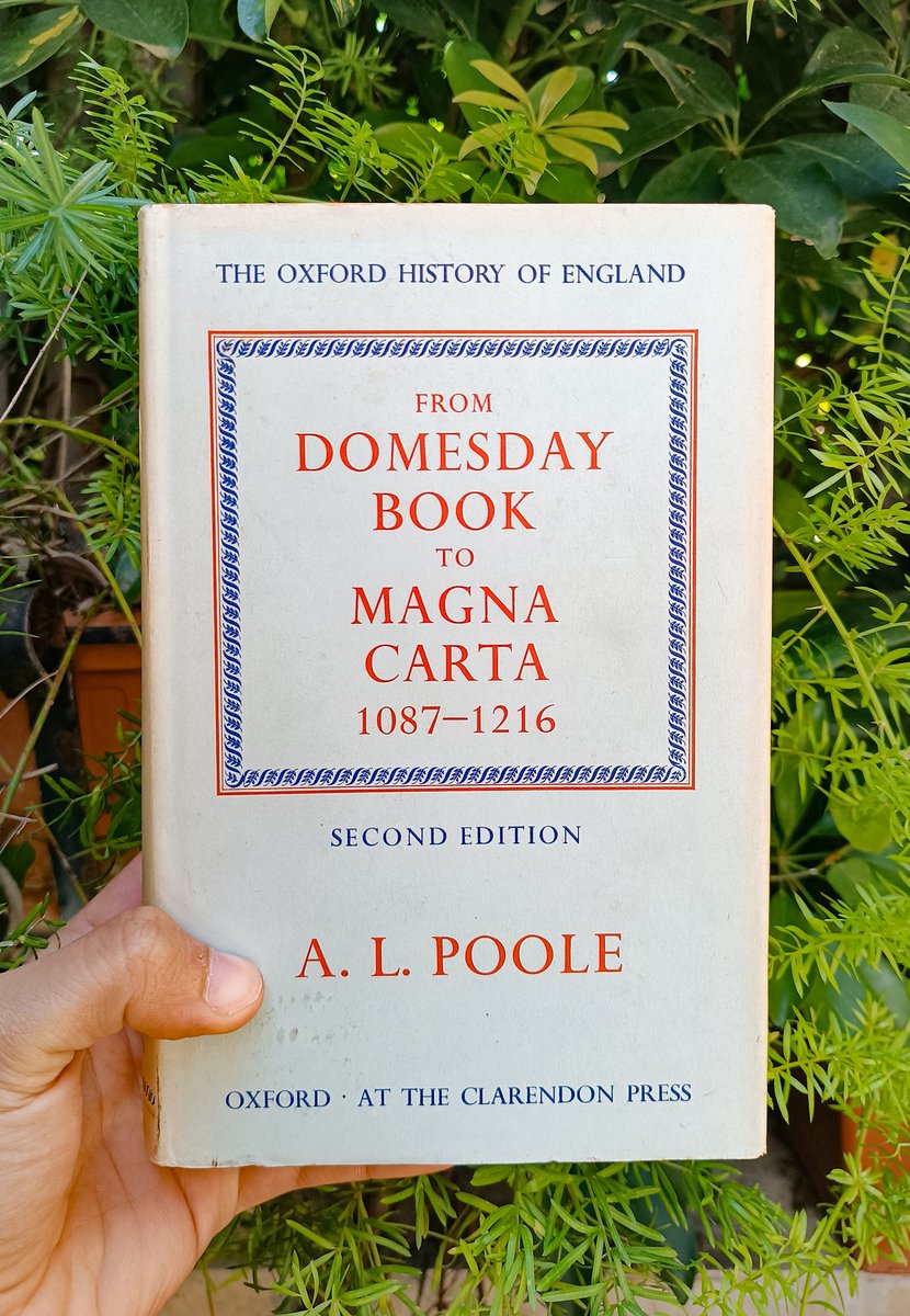 A new old stuff has just arrived in my garden!

Austin Lane Poole, From Domesday Book to Magna Carta 1087-1216, 2nd edition, Oxford, Clarendon Press 1963

@OxUniPress
#middleage #medieval #history #england #magnacarta #domesdaybook #plantagenets #oxforduniversitypress