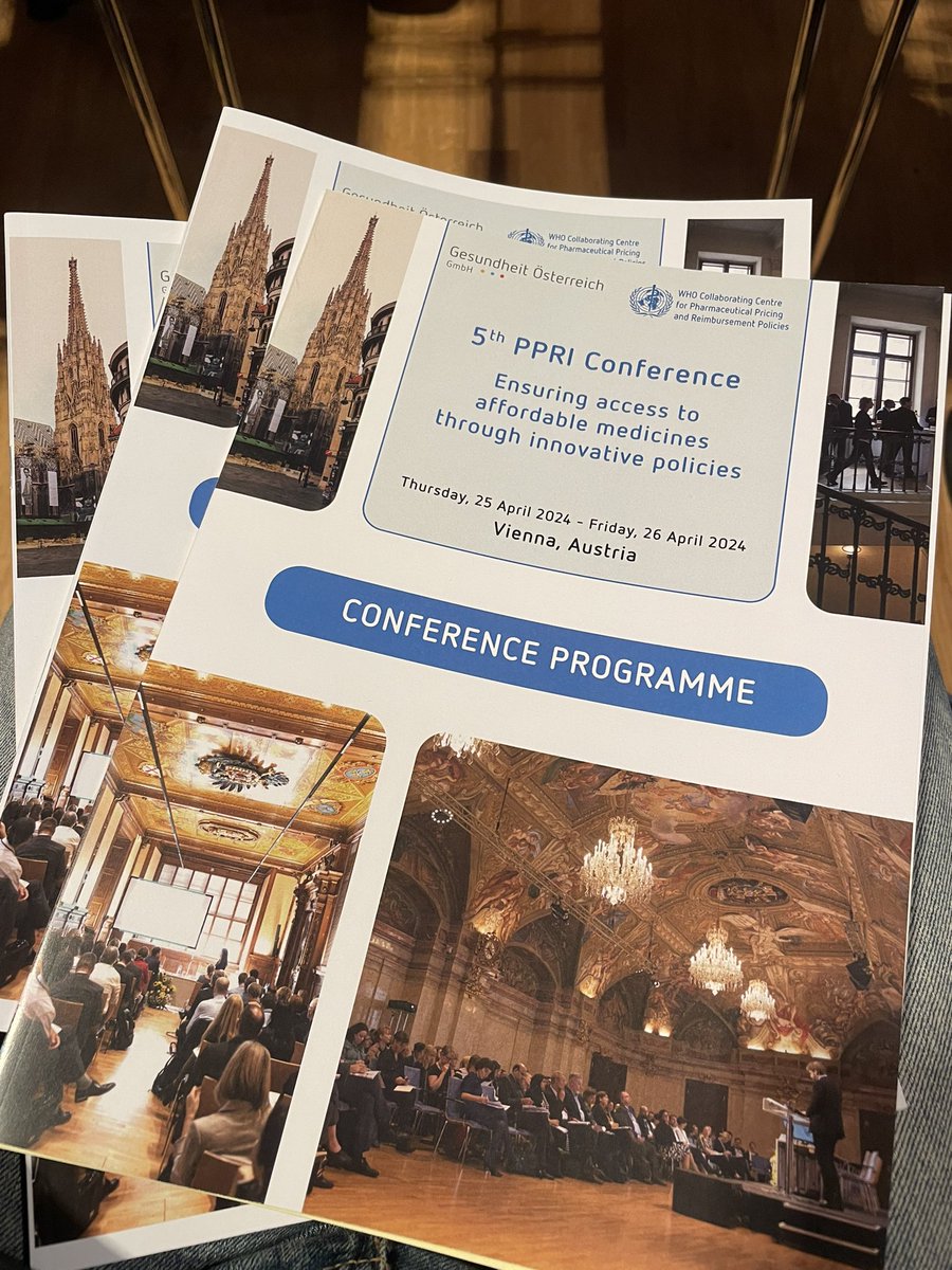 Glad to be presenting our work on innovative pricing and payment schemes from the @hi_prix_horizon project at the #ppriconference2024 in the amazing Palais Niederösterreich in Wien #accesstomedicines #healthforall