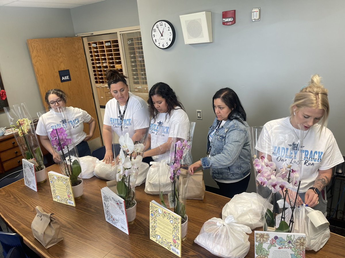 Happy Administrative Professional Day to these wonderful women that help keep Hadley running. They are always eager and willing to help support students, families and staff.