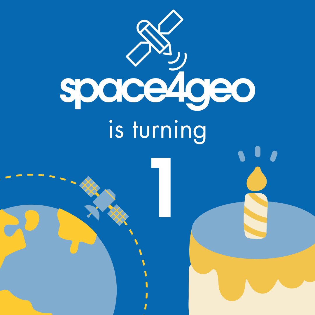 SPACE4GEO is turning 1!🎉 What an exciting year is behind us! Since April 2023, we have: ➡Successfully kicked off @SpaceSUITE_eu, and ➡Grown our network to 62 members.🛰 Thank you @EU_Commission and our valued members for your continuous support! 🚨Stay tuned for year 2!