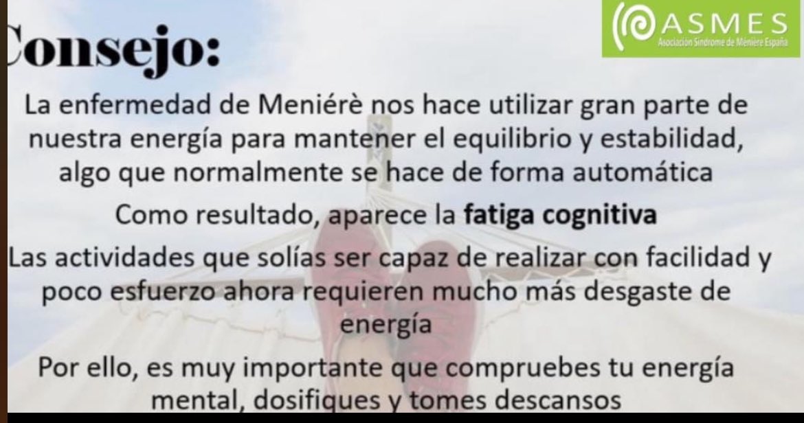 ASMES2016's tweet photo. Consejo😀💚💪📝👩⚕️💊
#ASMES #meniere #SíndromeDeMénière #BuenosDias #vértigo #acúfeno #hipoacusia https://t.co/iP8453MtVE