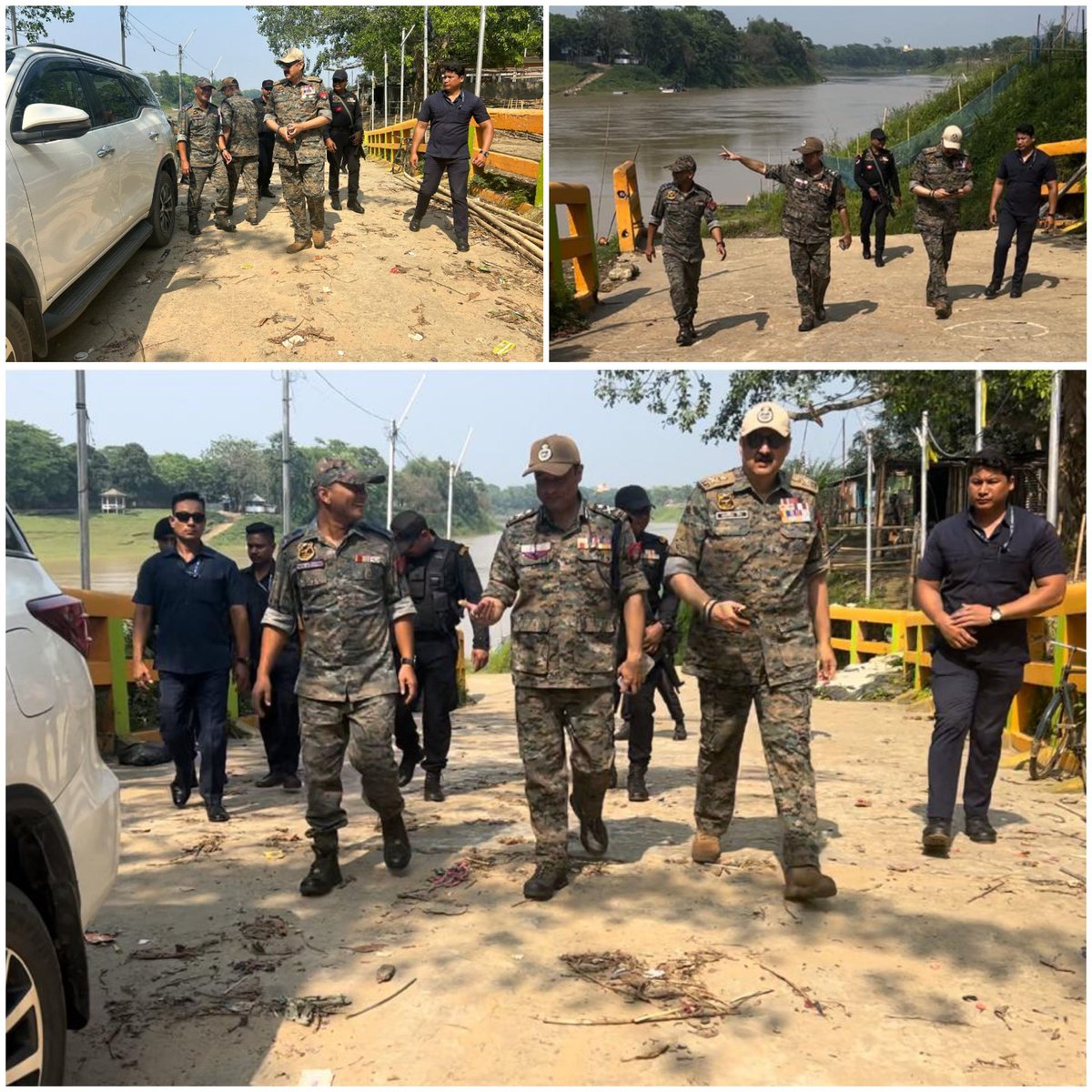 Border domination exercise in the run up to the elections led by Sh @HardiSpeaks SDGP & Sh Partha Sarathi Mahanta, IGP STF. @CMOfficeAssam @assampolice @DGPAssamPolice @gpsinghips @HardiSpeaks @KangkanJSaikia