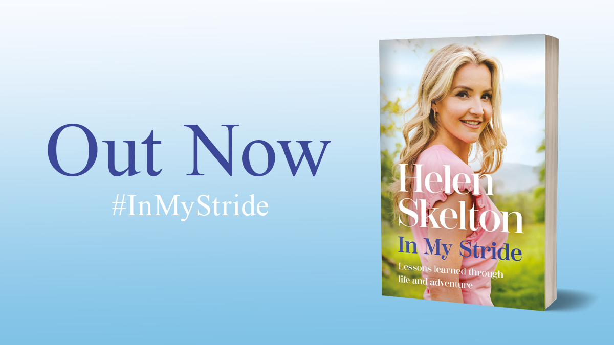 Happy publication day to @HelenSkelton!📚🎉 #InMyStride is out in paperback today! Lessons learned through life and adventure🌼 Pick up your copy today geni.us/InMyStride