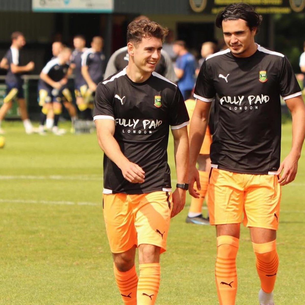 Big thanks to <a href="/Fullypaid_ldn/">Fullypaid clothing</a> for sponsoring our 23/24 warm-up shirts this season! 🤝

Make sure to give them a follow and check our their clothing 👉fullypaidldn.com

#TheDons 💚