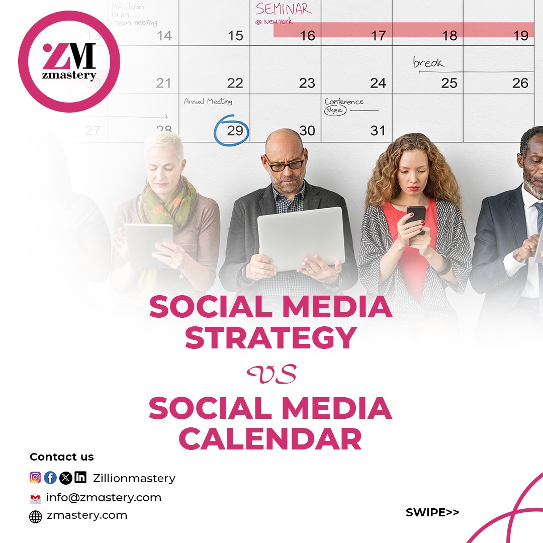 Strategize, Organize, Revolutionize. 📅✨

Your social media game is about to level up with our expert strategy and calendar mastery!

Visit: zmastery.com for more

 #socialmediarevolution #zmastery #instgrampost #zilgist #contentcalendars