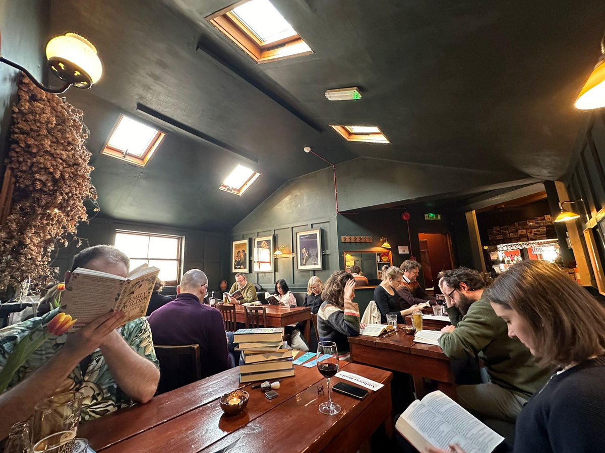 Our first #SilentBookClub session on Tuesday was amazing! 🤫

Over 20 readers joined us for an hour of communal reading which was followed by socialising (and chips 🍟)

We'll share when we're hosting the May session soon, so keep an eye out on socials and our newsletter 📬