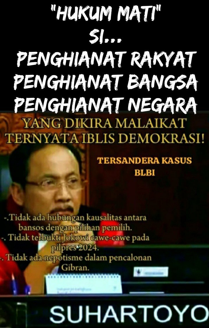 @Paidjo2018 @ZoelHayat @podo_radong1 @opposite_sejati @desita5769 @AliZain435h @Singa_Nala @ZahrilLabung @Masdar68 @jumjumareka @MartinusButarb1 @bakoelrotimanis @stela_rdwu @uusbustami @RadarKorupsi @dinar_wibowo @JacksQuevara @bewoking @FKadrun @Comedy02311504 @Alismar89937714 @teriwinarno1 @GantenkSeno @baiki95 @Patiunus14 @PrilHuseno @AJazuli5 @Zahrah40291660 @marzukialie_MA @Sangk4k4l4 @iwa_sungkawa @saifulteladan @ouz_bang @Juhani49281771 @ikhsan_fanani @zamanandreansy5 @Cindvia_JKT48 @Pupiena @_Wiwis_Kembali @HotP3pp3rminTea @azis_jogja @jogja_duren @univ_indonesia @UGMYogyakarta @Unair_Official @unpad @bem_unpad @BEM_Unsoed @BEMUNS @BEMFISIPUB 🌅KATA PEPATAH :
'Gara² NILA T(L)oyo Setitik, Rusak SUSU Kebenaran Se Kampus Kaliurang'😭.🌅