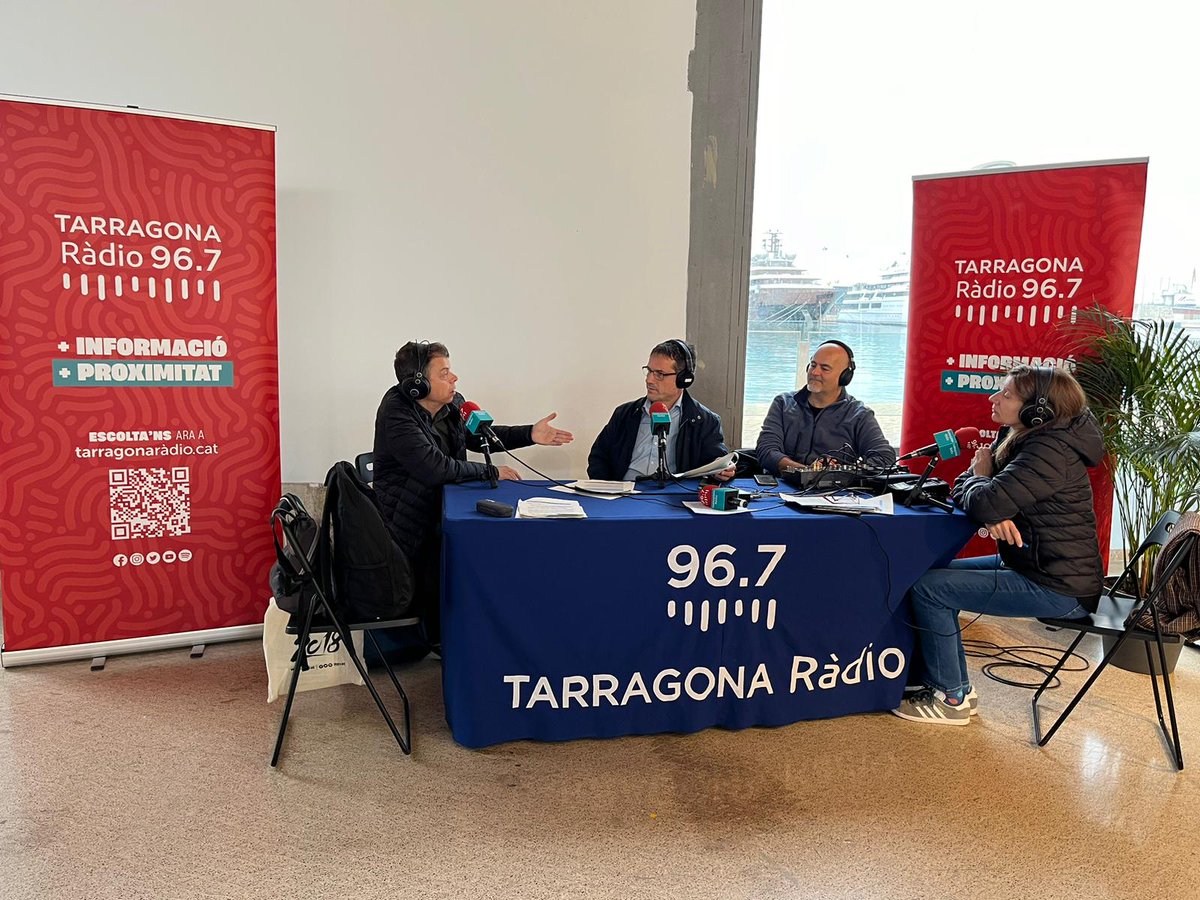 📻Pots seguir les Jornades Tècniques #PortTarragona en directe a @tarragonaradio 96.7