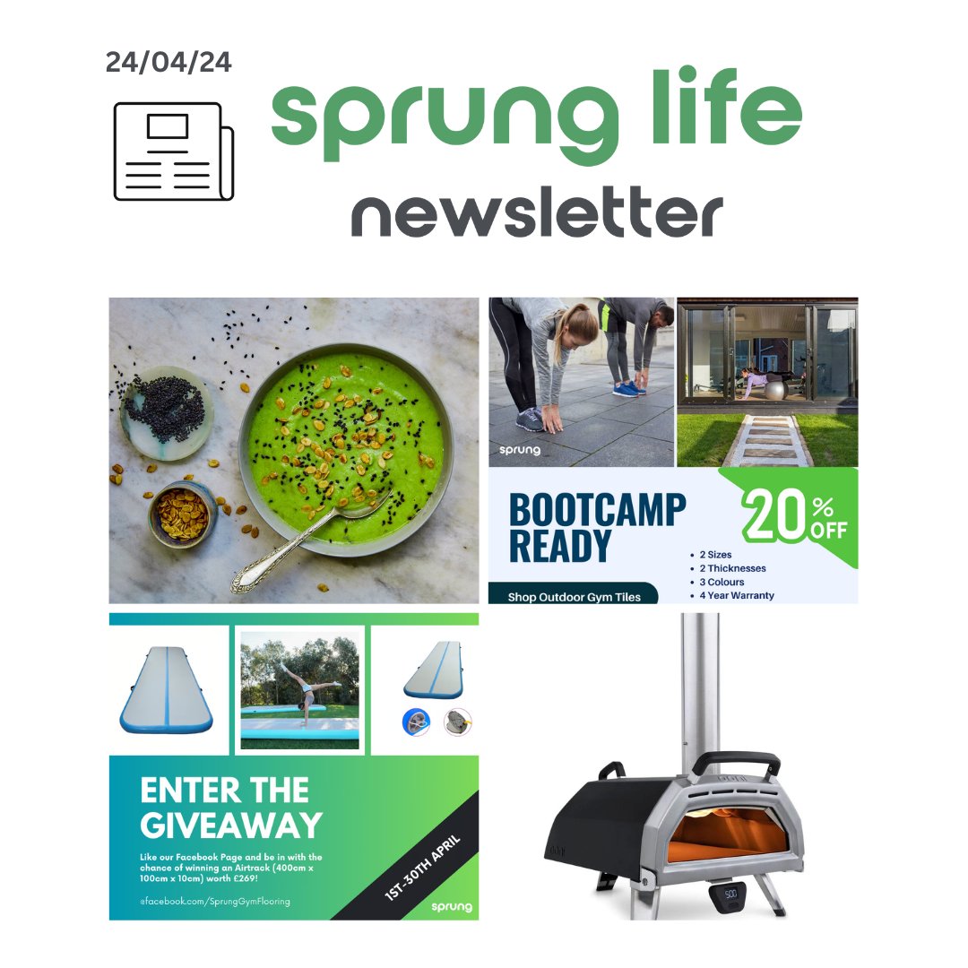 Sprung Life Newsletter - 24th April 2024 bit.ly/3Wc043k #newsletter #gymflooring