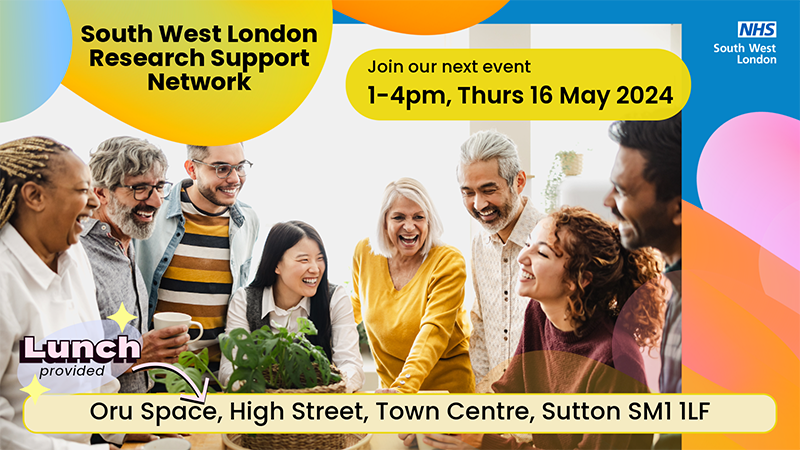 Do you want to learn more about research and how you can get involved? Join our new South West London Research Support Network to develop your skills, build confidence and learn from others. Come along to our launch event on Thurs 16 May to find out more: orlo.uk/mXzBc