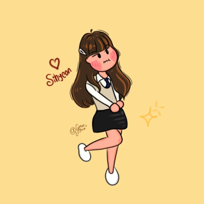 Actress Sihyeon is coming!!!! ✨💛

#Sihyeon #CuteArt #art #Everglow @EVERGLOW_twt