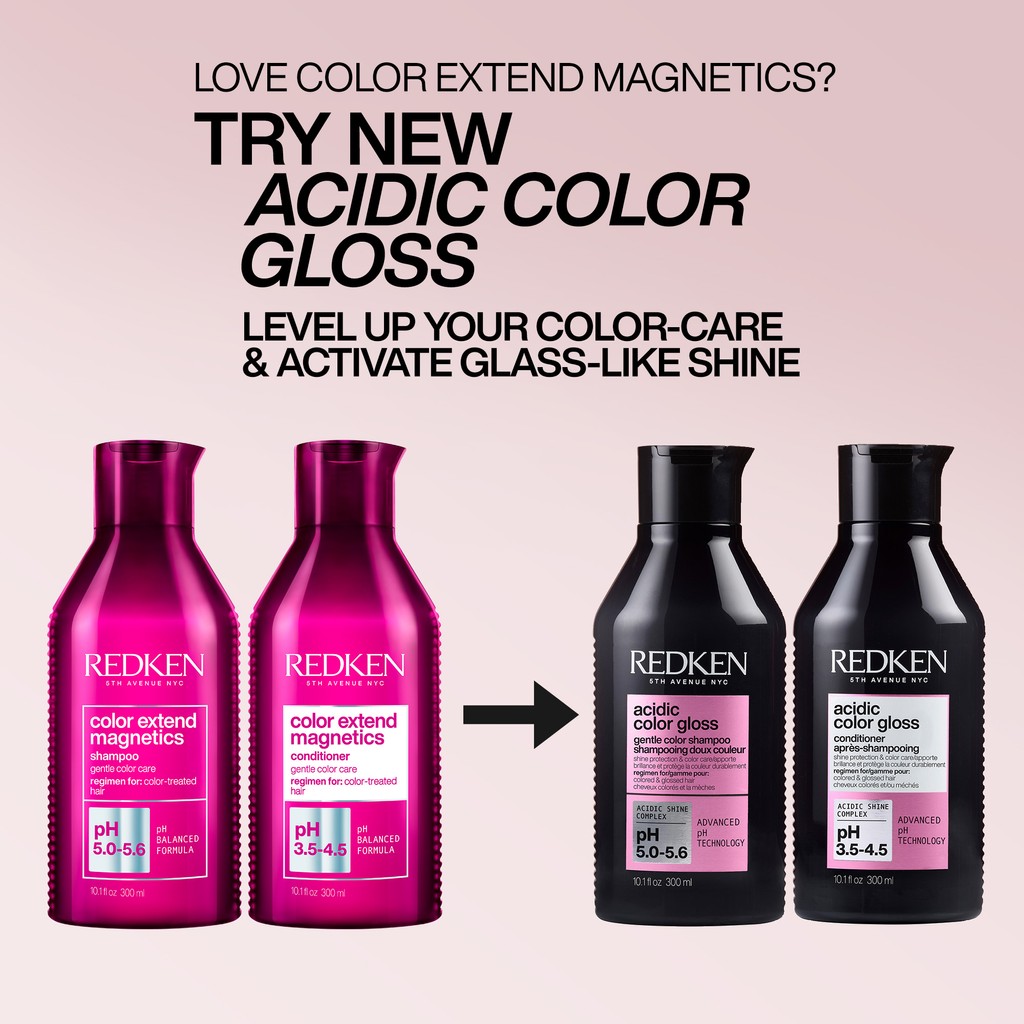 Level up your colour care with Redken Acidic Color Gloss for the ultimate glossy finish! ✨️Balancing your hair back to it's healthiest pH ✨️Sealing the cuticle ✨️Prevent colour fade ✨️Protecting from dulling #Hair #GlossyHair #BeautyFlashUK #Redken #AcidicColorGloss