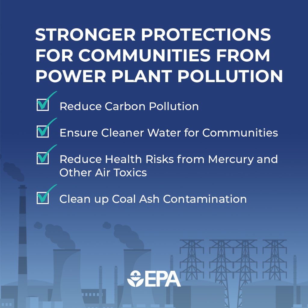 EPA has announced a suite of final rules to reduce pollution from fossil fuel-fired power plants - taking action to protect public health, tackle climate change, and cut pollution in our air, water, and in our neighborhoods. epa.gov/newsreleases/b…