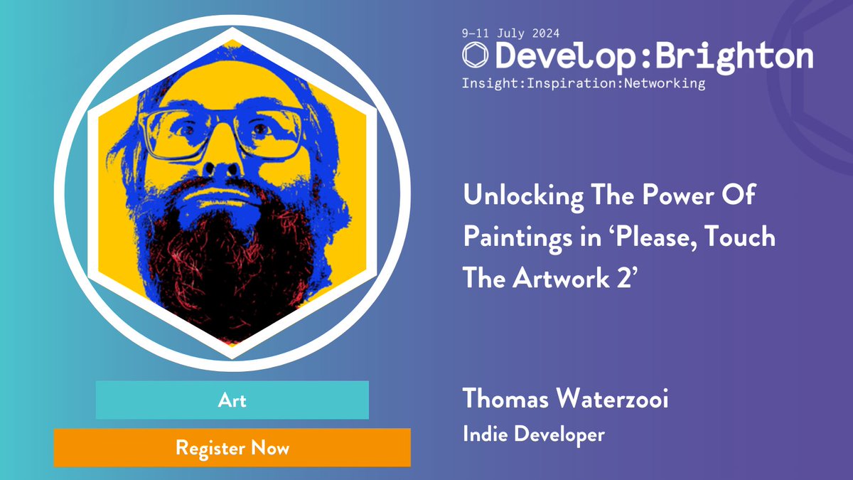 The award-winning solo developer, Thomas Waterzooi (@ThomasWaterzooi), will be speaking as part of our Indie Bootcamp. Join him in conducting a retrospective evaluation of his most recent release, 'Please, Touch The Artwork 2'. #DevelopConf