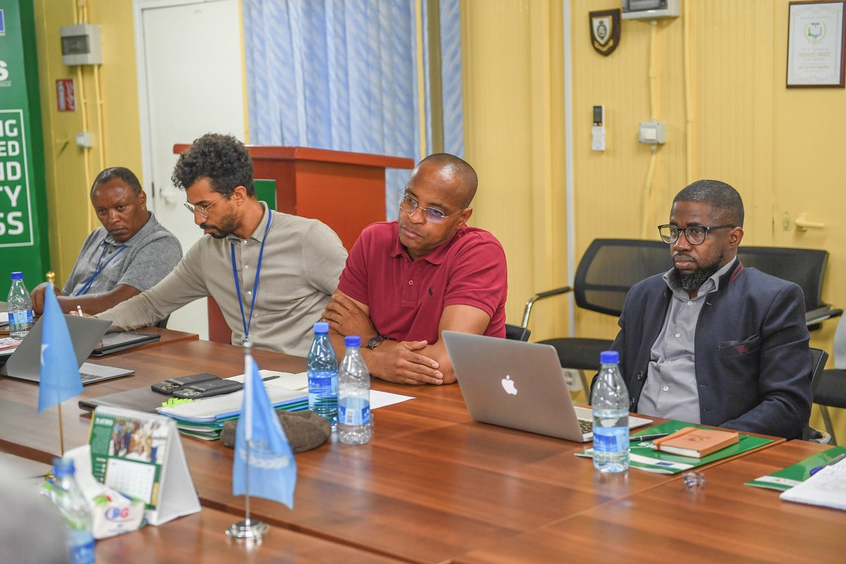 On Wednesday, a delegation from the @_AfricanUnion HQ, led by Head of @AUC_PAPS Peace Support Operations Division (#AUPSOD), Gen. Cheick Dembele, met #ATMIS senior officials & representatives from Swiss & French embassies at ATMIS HQ in Mogadishu. The delegation is in #Mogadishu…