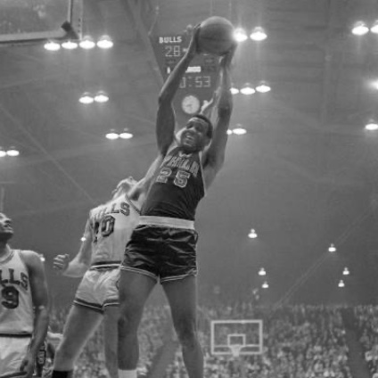 The Philadelphia 76ers sent 3 players to the 1967 All-Star Game: Wilt Chamberlain, Hal Greer, and Chet Walker. - The 26-year-old Walker was making his 3rd all-star appearance. He averaged 19 ppg and 8 rpg during the season. - His scoring went up in the playoffs to nearly 22 ppg