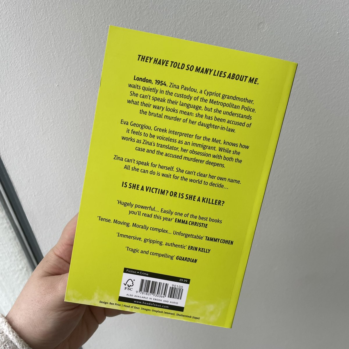 Happy paperback publication day to @elenikwriter and The Unspeakable Acts of Zina Pavlou – the dark, powerful thriller (inspired by a true story!) that you may have seen a Spice Girl and other respectable voices praising on #BetweenTheCovers.

I’m so proud of this book. 🚬👄