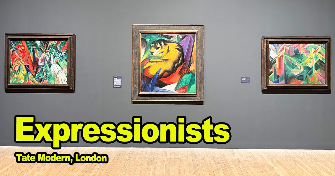 New ArtTop10 review - Expressionists at Tate Modern - see the video here - youtu.be/e7oUsIYQDL4?si…