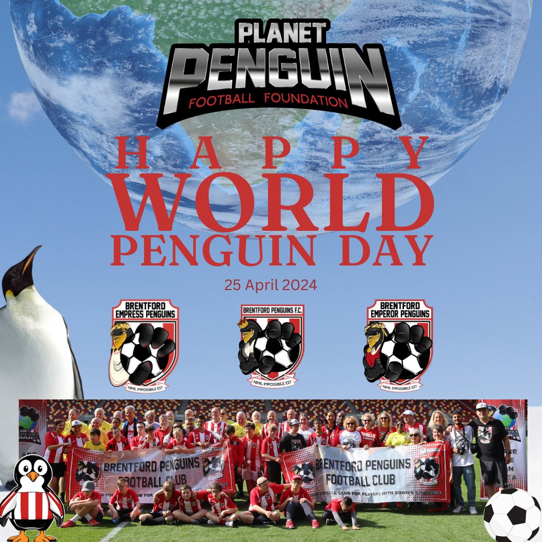 🐧🌍 Happy World Penguin Day 🌍🐧 Today, we’re not just celebrating our love for these incredible birds, but also the spirit of unity and resilience they embody. The Brentford Penguins FC, stand united as a team, breaking barriers and championing inclusivity in football.
