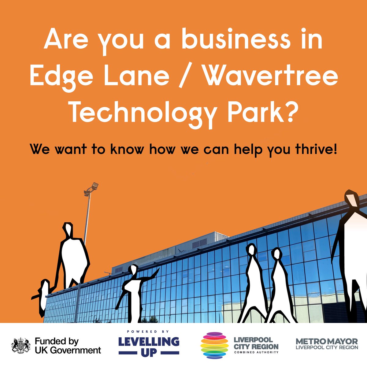 📢 Are you a #business in #EdgeLane/#Wavertree Technology Park? We want to know how we can help you thrive! Join the conversation with our #BusinessSupportService & @PlacedEd on Tuesday, 7 May. 👉 Register here: bit.ly/3Vpxxac #TheNextChapter #ImprovingLiverpool