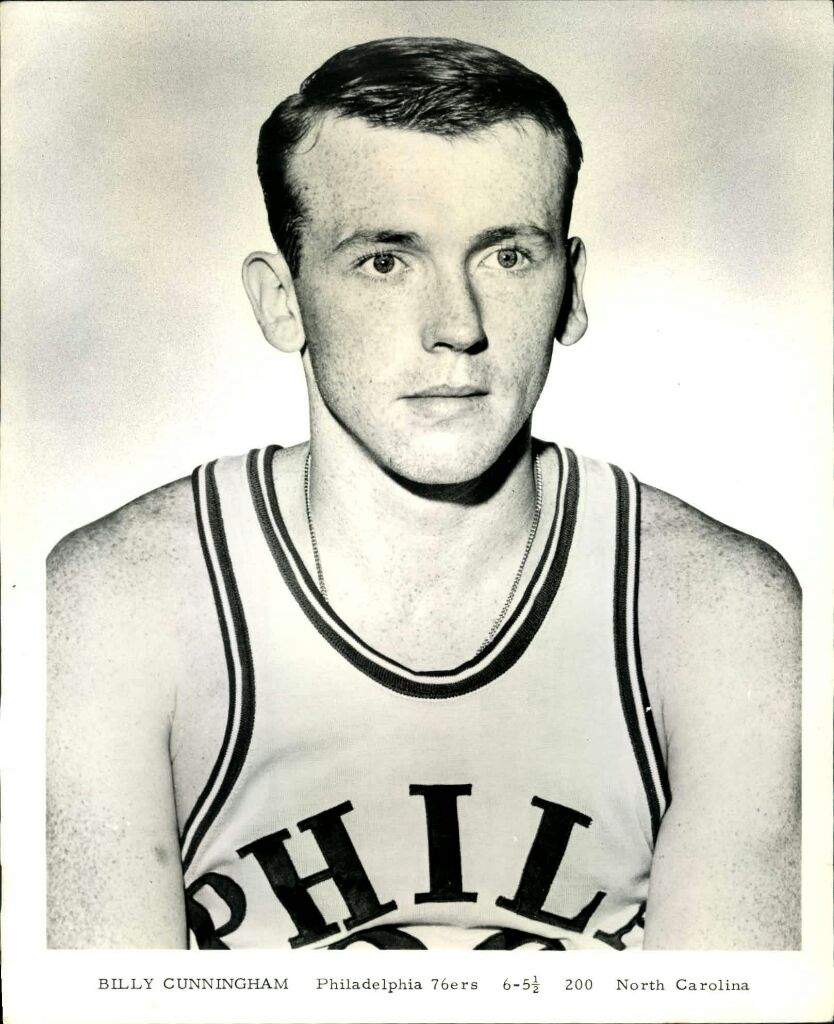 Philadelphia did not mess up their 1965 NBA Draft. With the 7th overall pick they chose UNC forward Billy Cunningham. - He was only in his 2nd year as a pro during Philly's record-breaking 1967 season. - Averaged nearly 19 points and 8 rebounds a game in '67.