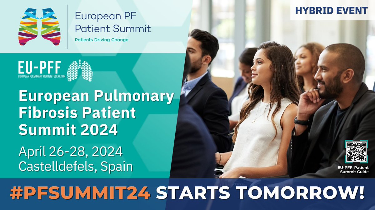 Tomorrow the 3rd European #PulmonaryFibrosis Patient Summit opens its doors - in Castelldefels & virtually on Swapcard. Over 3 days patients, researchers, clinicians & others will discuss, share knowledge & create synergies - and set the agenda for the coming years. #PFSUMMIT24