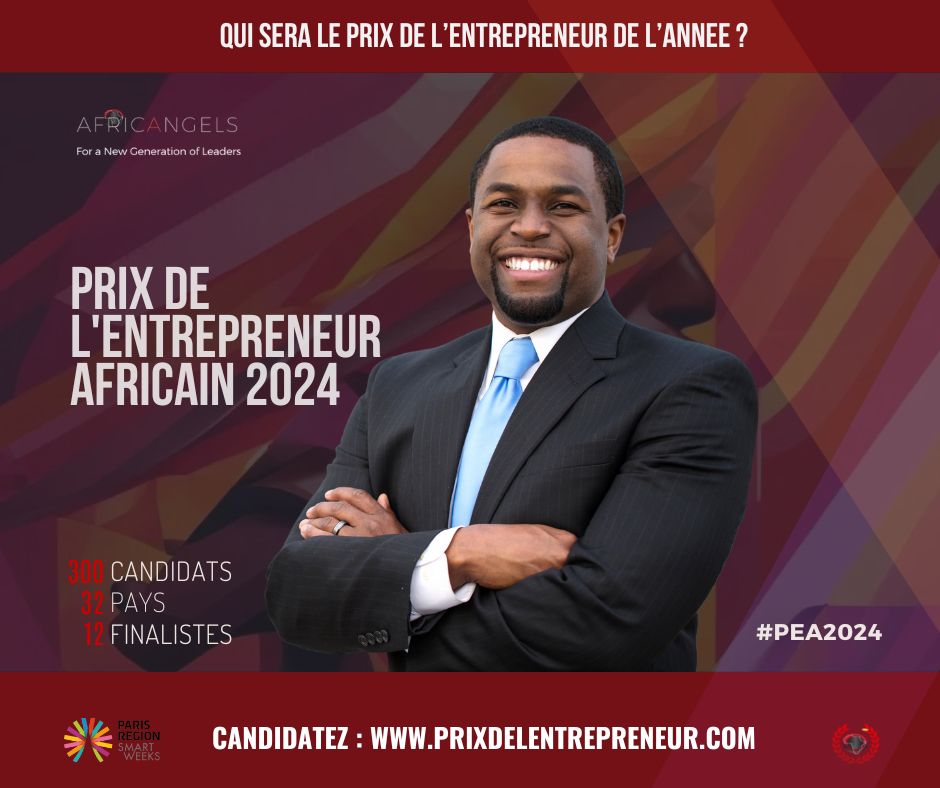 ✨ Serez-vous l'un des lauréats cette année ? 💪

Vous êtes entrepreneurs, africains, ambitieux, innovants ?
Postulez au Prix de l'Entrepreneur Africain 2024 🏆 ! → buff.ly/3W9xiAx 

#PEA2024 #Entrepreneurs #Awards #businessAfrica #Afrique