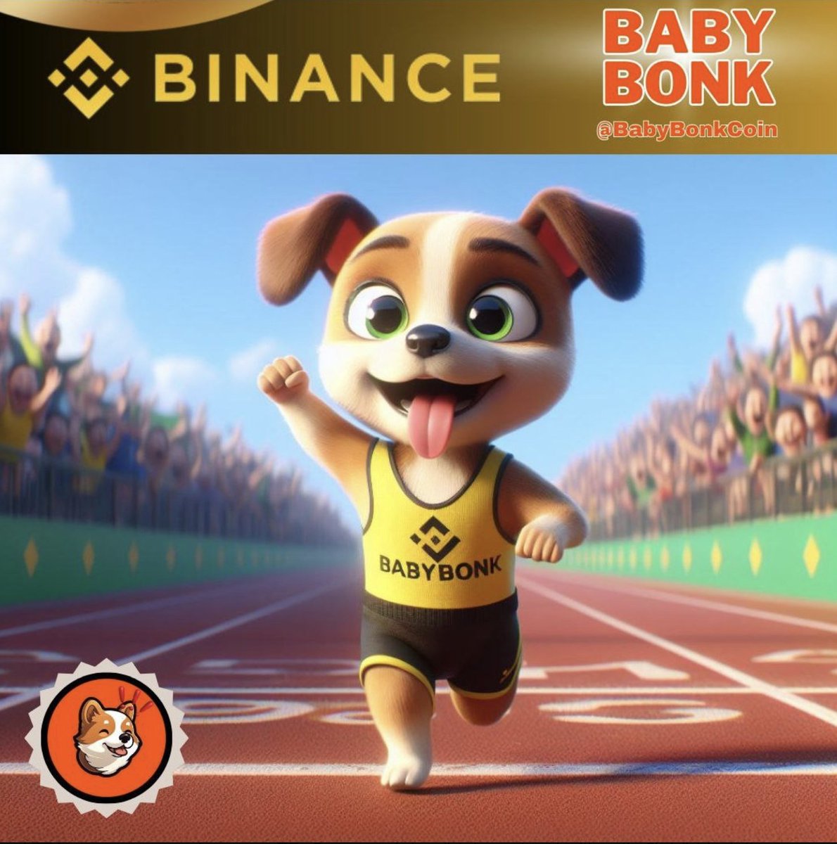 The biggest target for #BabyBonkCoin will be the Binance listing.

▪️ We expect #BABYBONK's @Binance run to gain even more momentum.

➖Interest in Memecoins continues to increase. #Binance will soon focus on baby coins.

🔶 <a href="/BabyBonkCoin/">BabyBonk BNB</a>'s goal will be to be the first baby coin