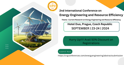 '🔍 Exploring the future! Want to share your expertise on  #RenewableEnergy ? Become a speaker at our Energy Engineering and Resource Efficiency 2024 event!'
Submit your Abstract Now: crgconferences.com/energyengineer…
#EnergyEfficiency #CarbonNeutral #EnergyTransition #SolarPower