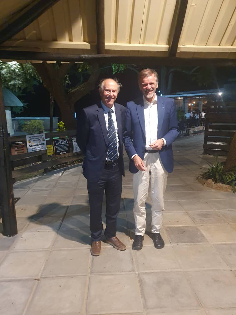 Last night I had a productive meeting with His Excellency Udo Volz the German Ambassador. We discussed a wide range of issues including the @CityofBulawayo ‘s water needs and the devastating consequences of the drought particularly in rural Matabeleland.