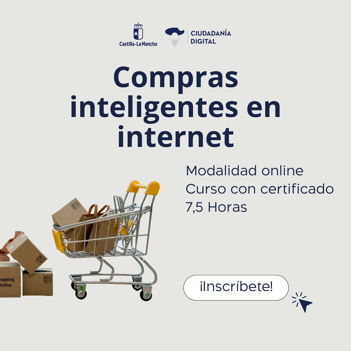 👉 Aprende a comprar de forma segura a través de internet.

ciudadaniadigital.castillalamancha.es/curso/compras-…

#transformaciondigital #formacioncontinua #formaciononline #ciudadaniadigital #castillalamancha