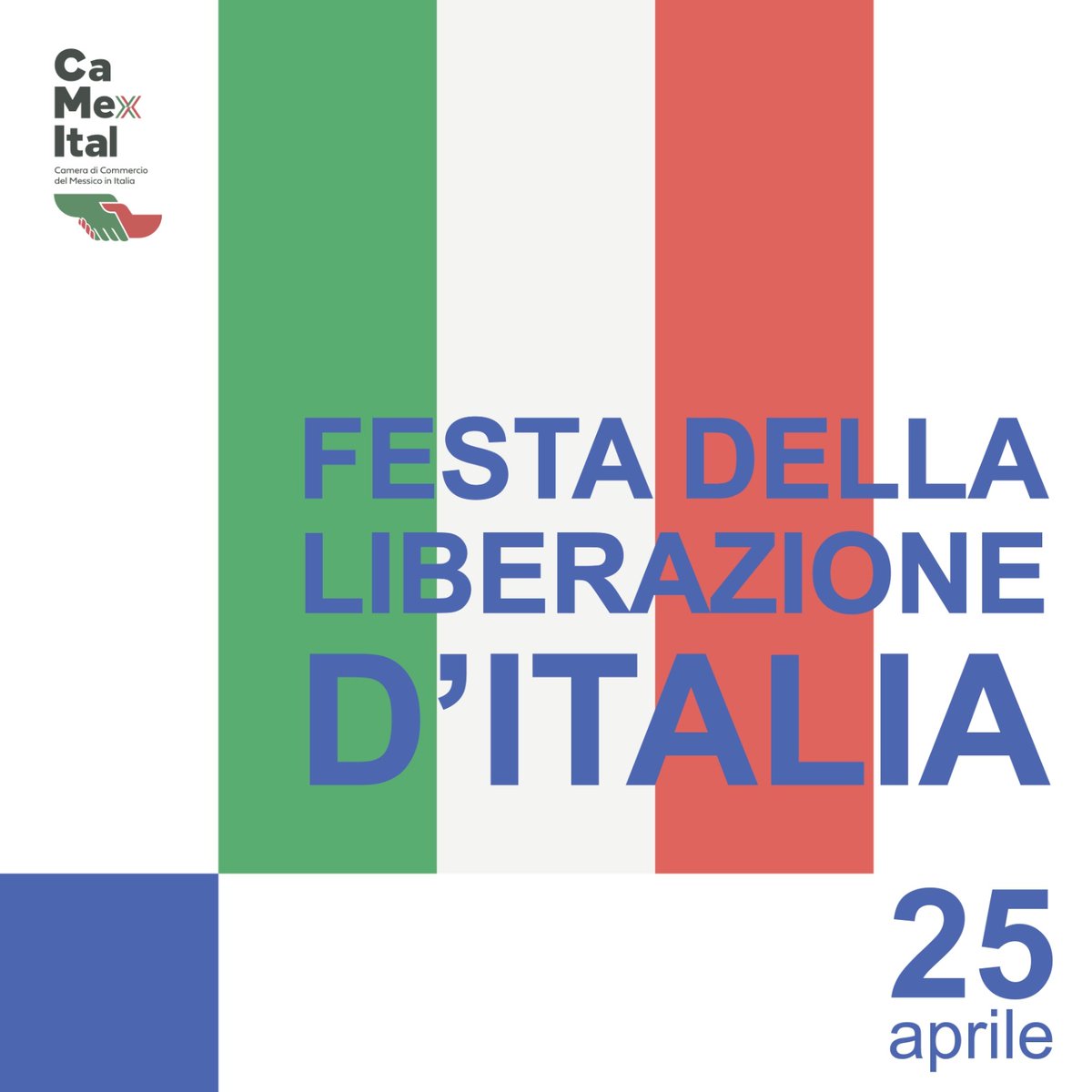Camera di Commercio del Messico in Italia (@camexital) on Twitter photo <a href="/CaMexItal/">Camera di Commercio del Messico in Italia</a> Camera di Commercio del Messico in Italia è lieta di augurare un buon 79esimo anniversario della #Liberazione alla Repubblica Italiana!
#CaMexItal se complace en desear un feliz 79º aniversario de la Liberación a la República Italiana!
#25aprile <a href="/CaMexItal/">Camera di Commercio del Messico in Italia</a> Camera di Commercio del Messico in Italia è lieta di augurare un buon 79esimo anniversario della #Liberazione alla Repubblica Italiana!
#CaMexItal se complace en desear un feliz 79º aniversario de la Liberación a la República Italiana!
#25aprile
