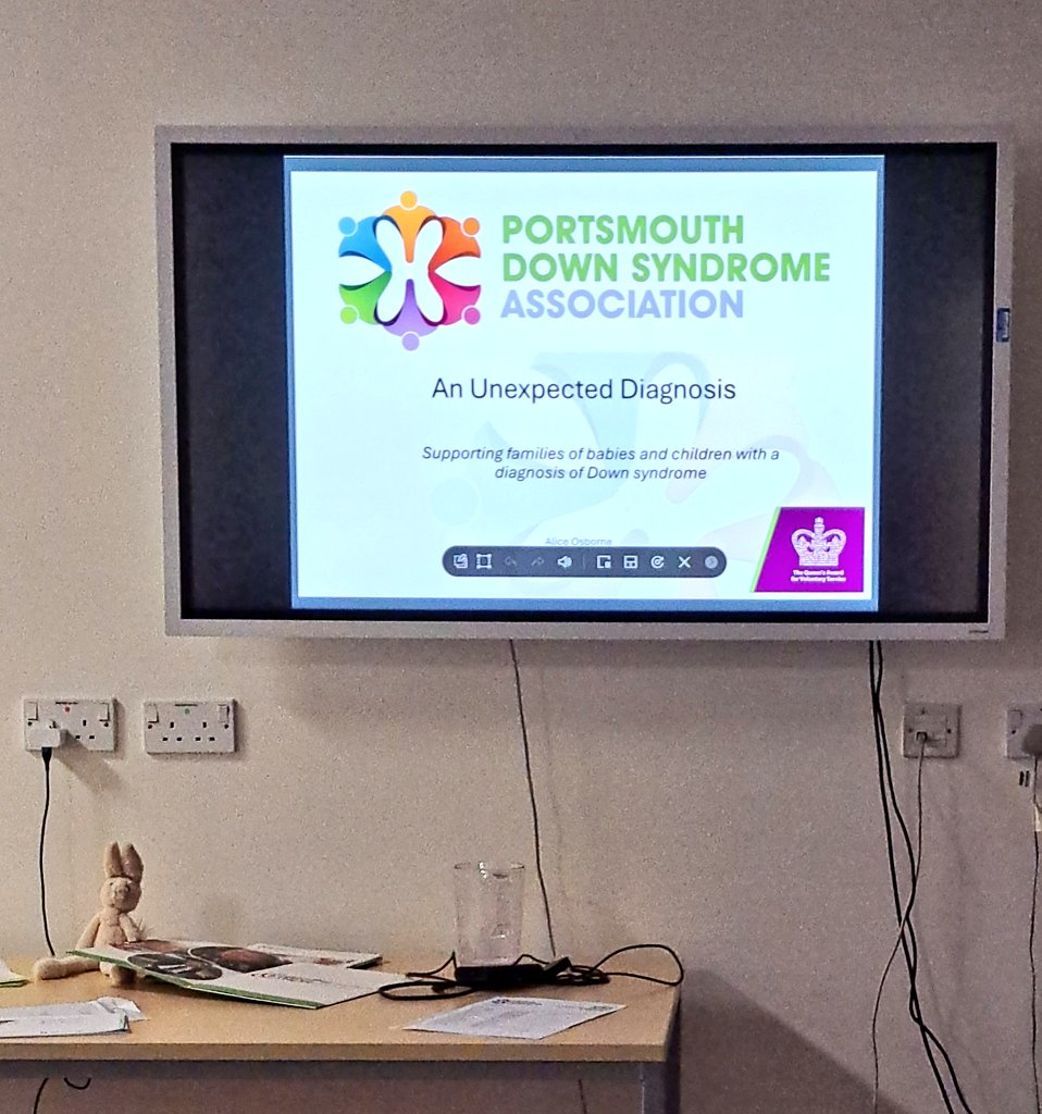 Great to be back @PHU_NHS @pompeymwledcare representing @PortsmouthDSA with our 'Delivering An Unexpected Diagnosis' session being 'delivered' this morning to the maternity team! Thank you Gemma and Sadie for your support 💚 #midwife #PortsmouthDSA #Maternity #DownSyndrome
