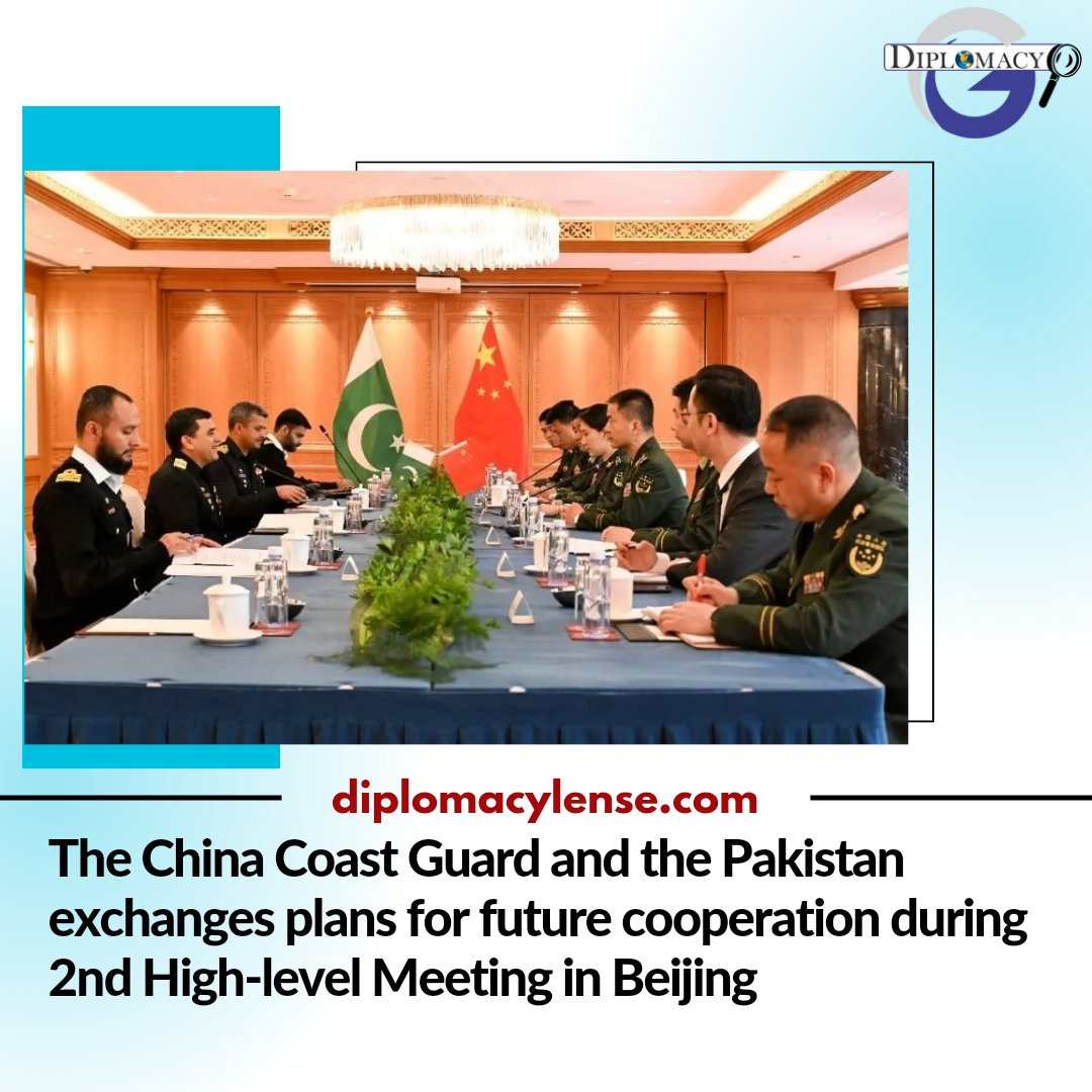 The #China Coast Guard & the #Pakistan Maritime Security Agency held a second high-level meeting in #Beijing,exchanging plans for future cooperation, +++
@CathayPak @PakinChina_ 
#MaritimeSecurity