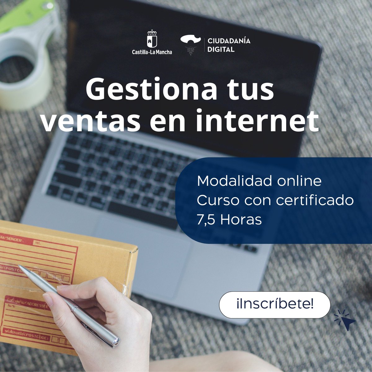 👉 Vende tus productos por internet y sácale todo el potencial a las tiendas y aplicaciones de segunda mano.

ciudadaniadigital.castillalamancha.es/curso/vende-en…

#transformaciondigital #formacioncontinua #formaciononline #ciudadaniadigital #castillalamancha #ventaonline #marketing