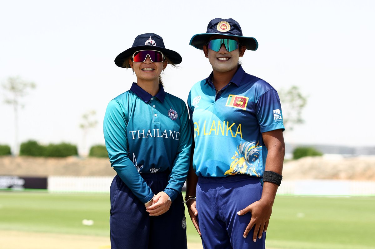 ICC Women's T20 World Cup Qualifier - Match 1 🏏 Sri Lanka vs Thailand Chamari Athapaththu won the toss and elected to bat first. #T20Qualifier #SLvTHA #LionessesRoar