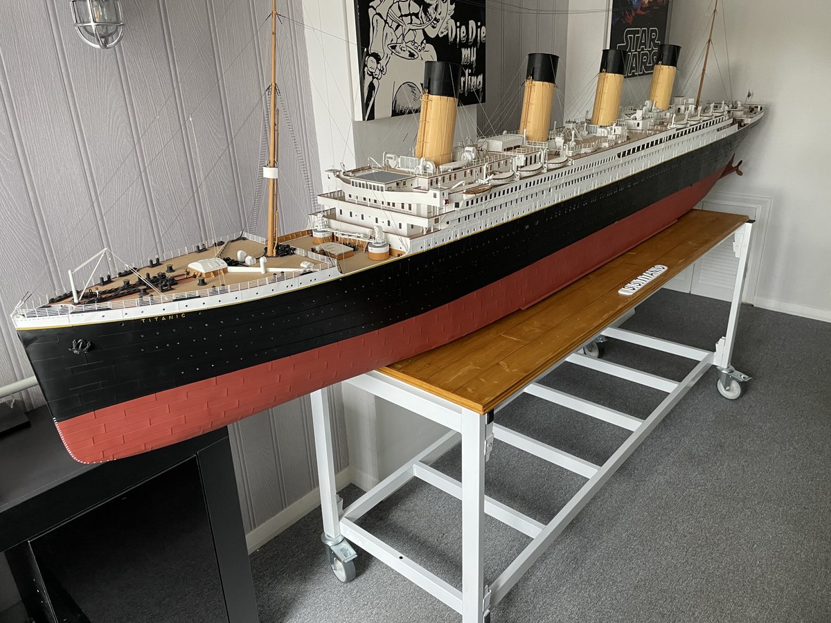 We get asked to make all kinds of things for different Customers here at Twiggs. I think this has to be the most unusual - our renowned racking system to hold the Titanic! I'm sure you'll agree this is a really novel way of displaying such a beautifully handbuilt scale model.