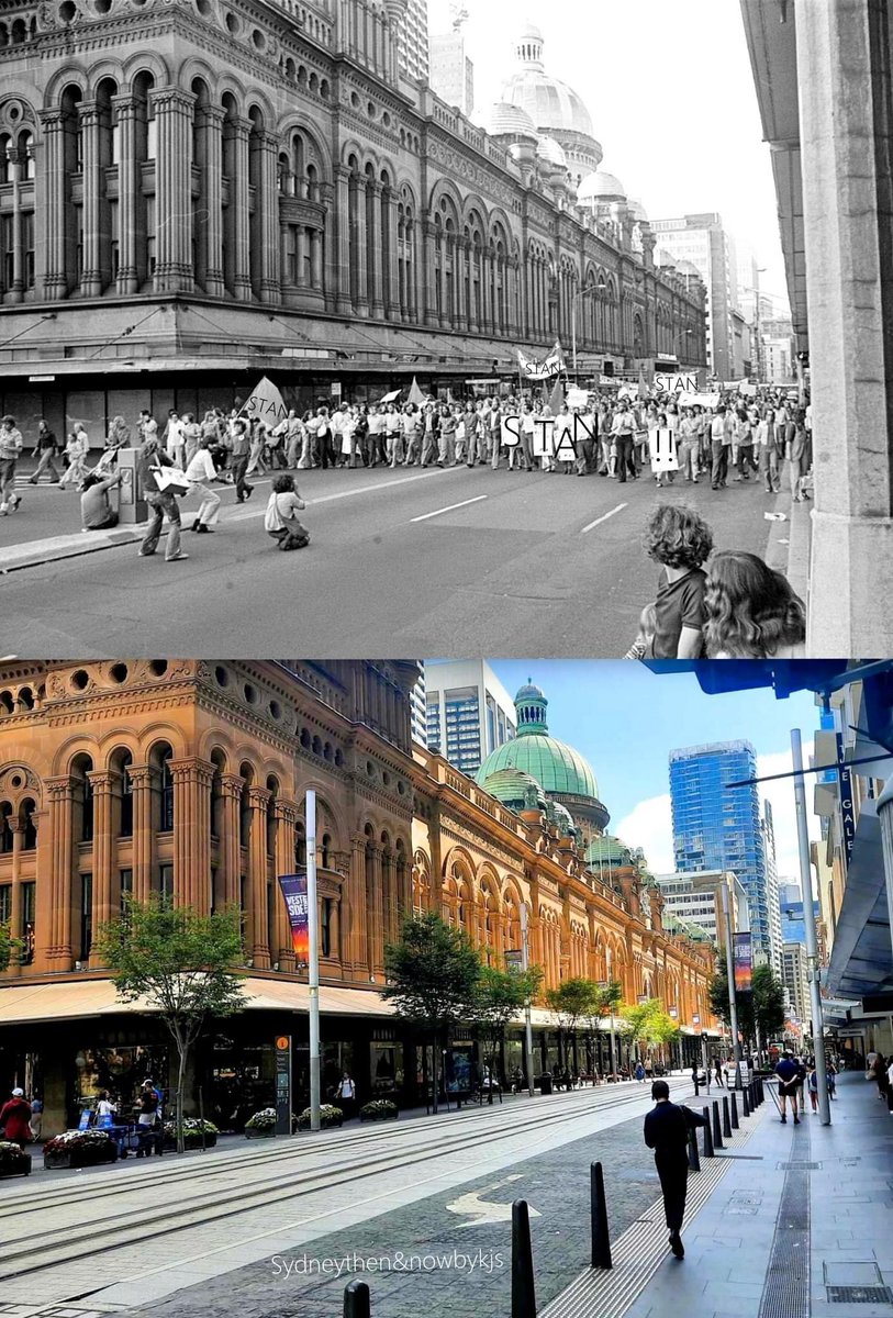 1975 ~ 2024 Queen Victoria Building. Always an impressive sight from any angle. The domes in particular get my attention every time. Images The Tribune c/- @statelibrarynsw / K.Sundgren.