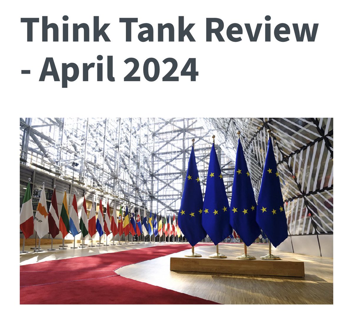 (1/n)Someone told me: “working in two think tanks is too much, you will not make it”. Today I am glad to see that 2 of my pieces for @CEPS_thinktank @ECRI_CEPS and @rielcano have made it to the latest think tank review of the Council of the EU 🇪🇺. consilium.europa.eu/en/documents-p…