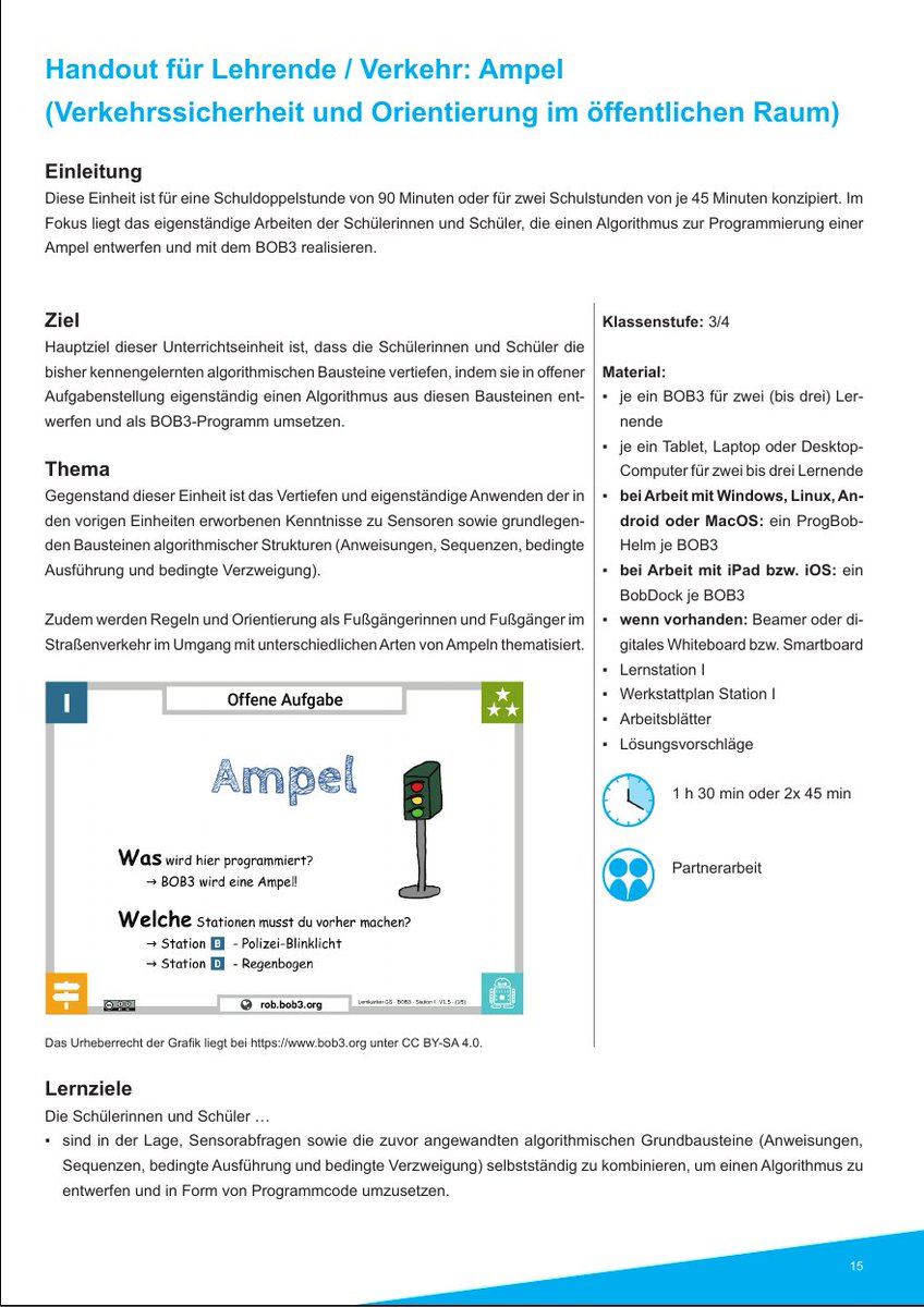 🔬 ⚙ 📌 Programmieren in der Grundschule mit BOB3 - Handreichung für die dritte und vierte Klasse - @ZfM_PHGmuend und @bildungsprofis
Dokument: static.betzold.de/file/759837_BO…
#MINT #Schule #Bildung #digitaleBildung