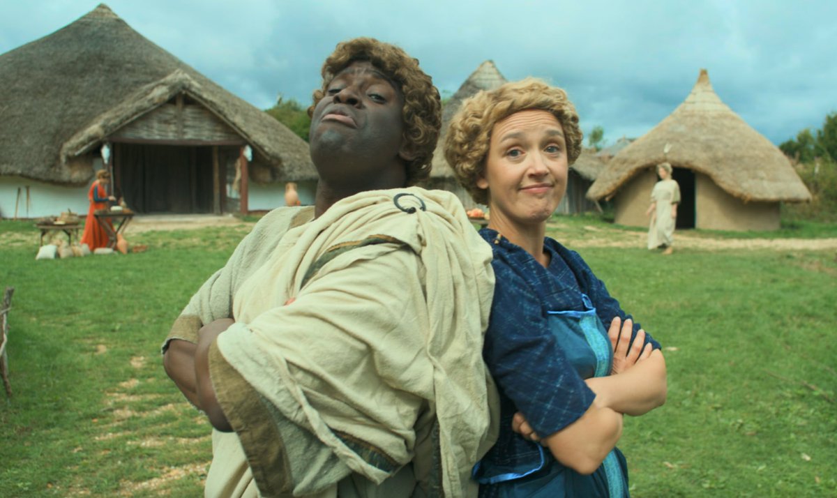 Another new #HorribleHistories appears Friday at 5.30pm on @cbbc, looking at the Romans in Britain. Expect virtual reality toilets, actual toilets, and elephants. And Romans. Also naked Celts. Basically, I’m saying there’s a lot in it…