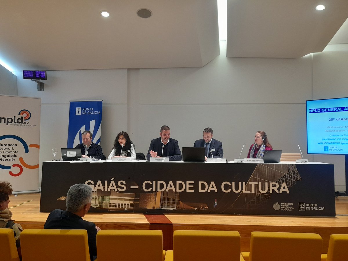 Gwych ymuno gyda chynulliad cyffredinol yr #NPLD heddiw yn cynrychioli <a href="/prifysgolbangor/">Prifysgol Bangor</a> <a href="/SHiLSSBU/">School of History, Law & Social Sciences Bangor</a> #siantiagodecompostela #galisia