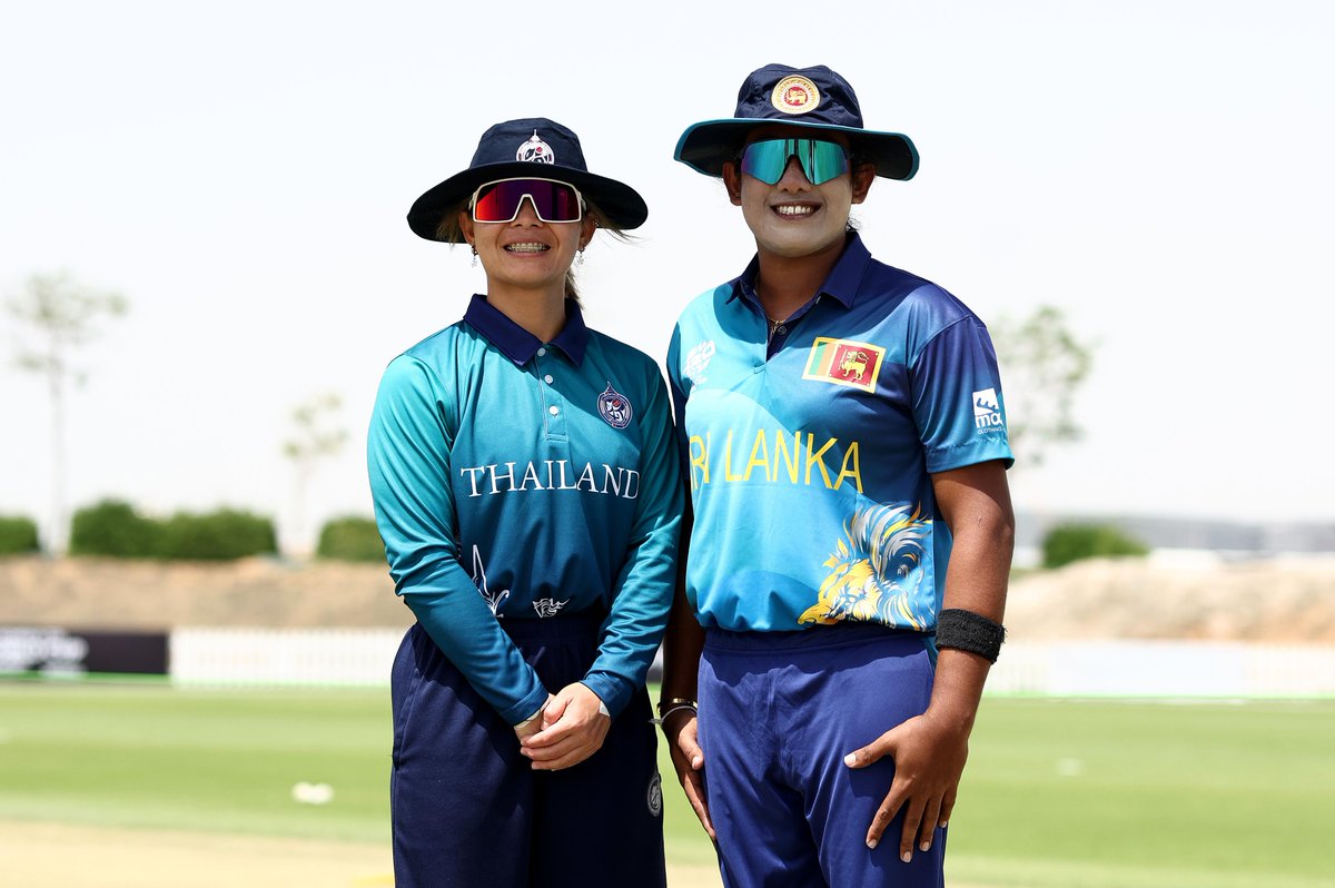 Toss updates from the ICC Women's #T20WorldCup Qualifier 2024. 🔸 Sri Lanka opt to bat first against Thailand 🔸 Ireland opt to field first against UAE Watch live and FREE on ICC.tv in selected territories, and on Fancode in India and the subcontinent 📺