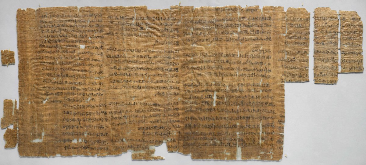 The first recorded strike in history took place 3,178 years ago! The ‘Strike Papyrus’ records that tomb workers of Ramesses III at Deir el-Medina in Egypt, downed their tools over pay and conditions in 1155 BC. 📷 Museo Egizio, Turin collezionepapiri.museoegizio.it/en-GB/document… #Archaeology