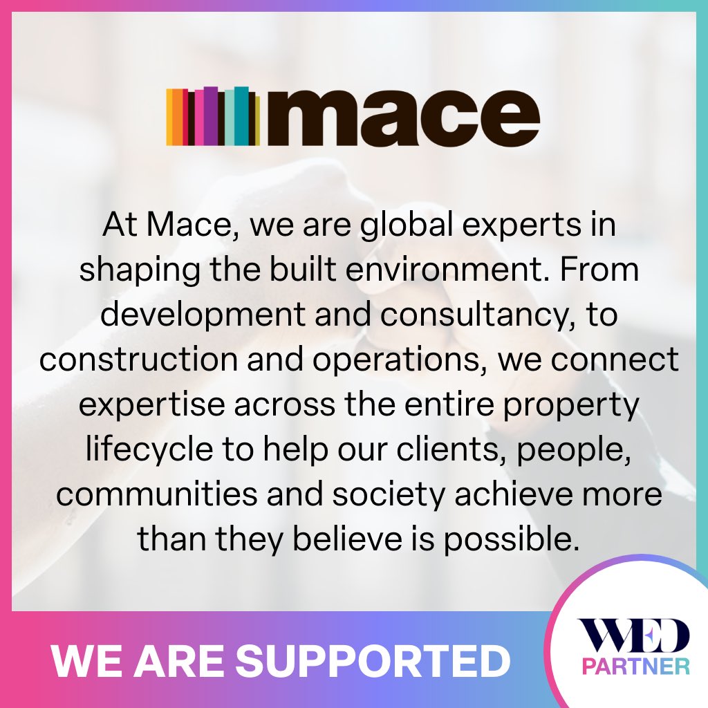 🌟 Exciting News! 🤝 Thrilled to announce our partnership with @MaceGroup global experts in shaping the built environment. Together, we're redefining boundaries and creating solutions for a more connected, resilient & sustainable world. #Partnership #Empowerment #Sustainability