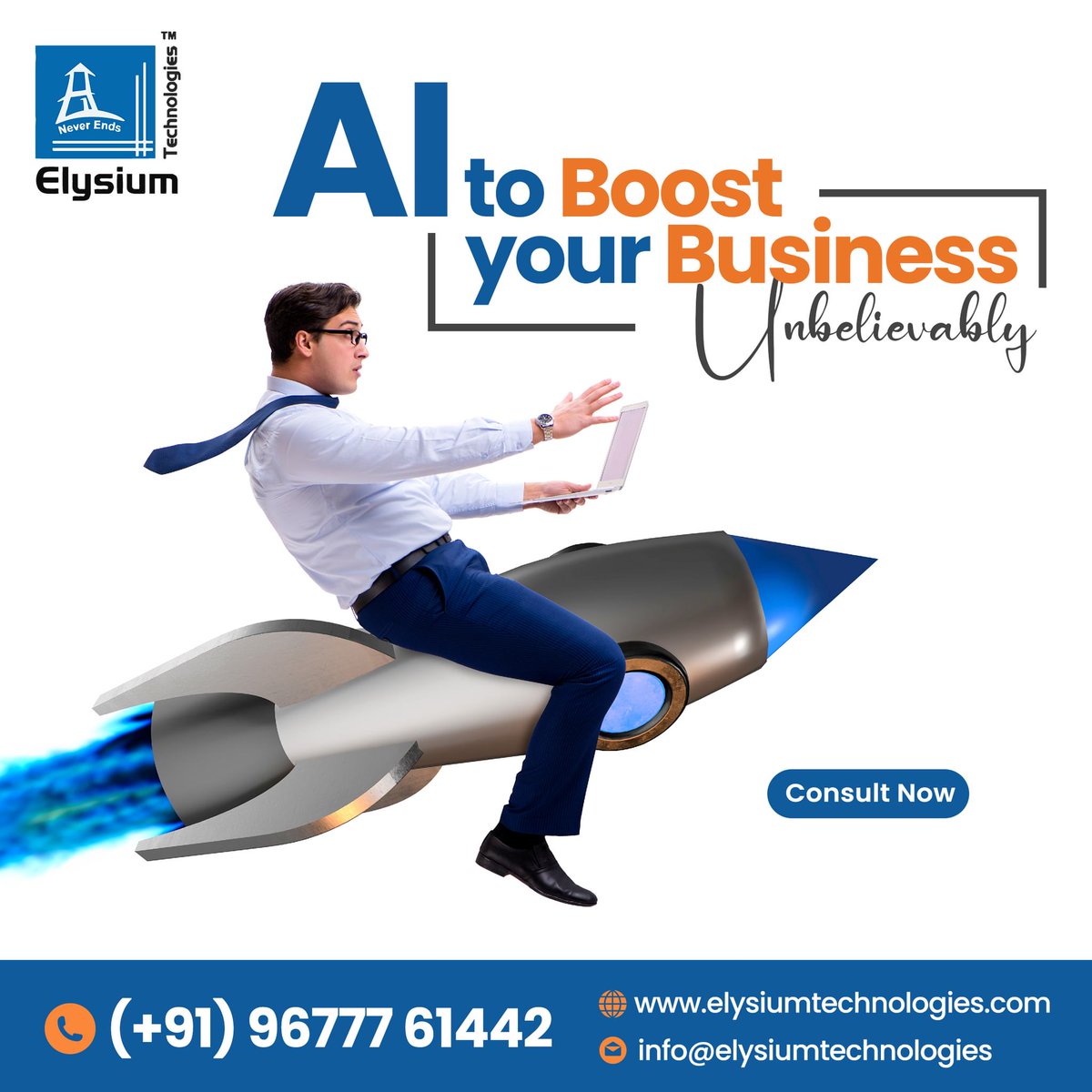 'Unlock the Power of AI to Boost Your Business with Elysium Technologies! 🚀🤖

Do refer our website rfr.bz/tl8p20p
Location-rfr.bz/tl8p20q

#elysiumtechnologies #ETPL #datascienceconsultation #ConsultingServices #datascienceagency